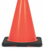 Heavy Duty Black Base PVC Traffic Cone