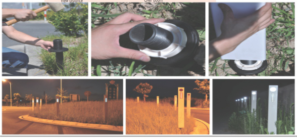 PVC Solar Delineator Post