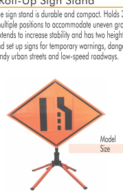 Roll-Up Sign Stand